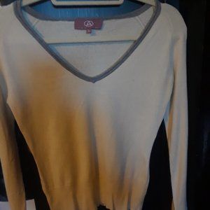 Maille Silk/Cashmere Blend V-Neck Sweater S